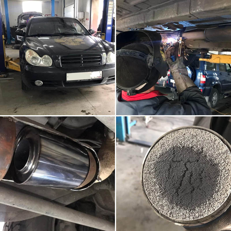 Удалили катализатор на Hyundai Sonata в Набережных Челнах