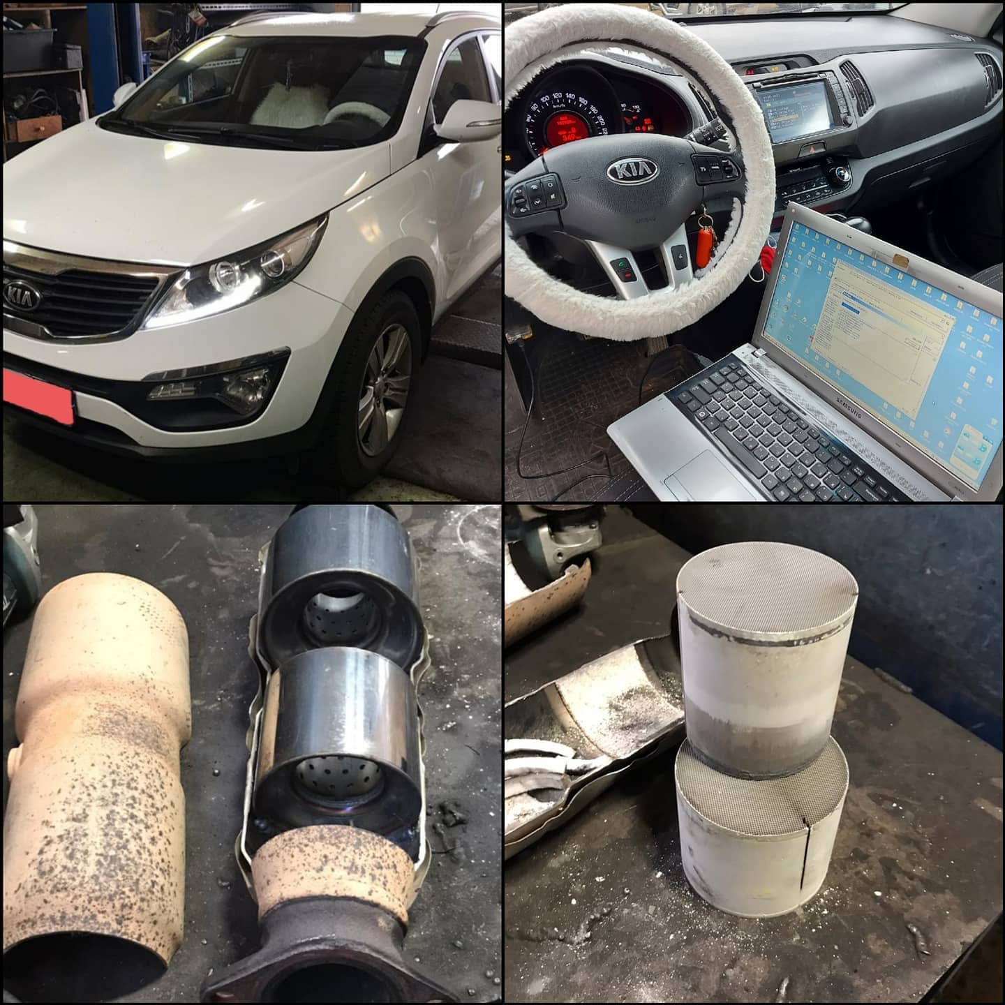 Удалили катализатор на Kia Sportage в Набережных Челнах